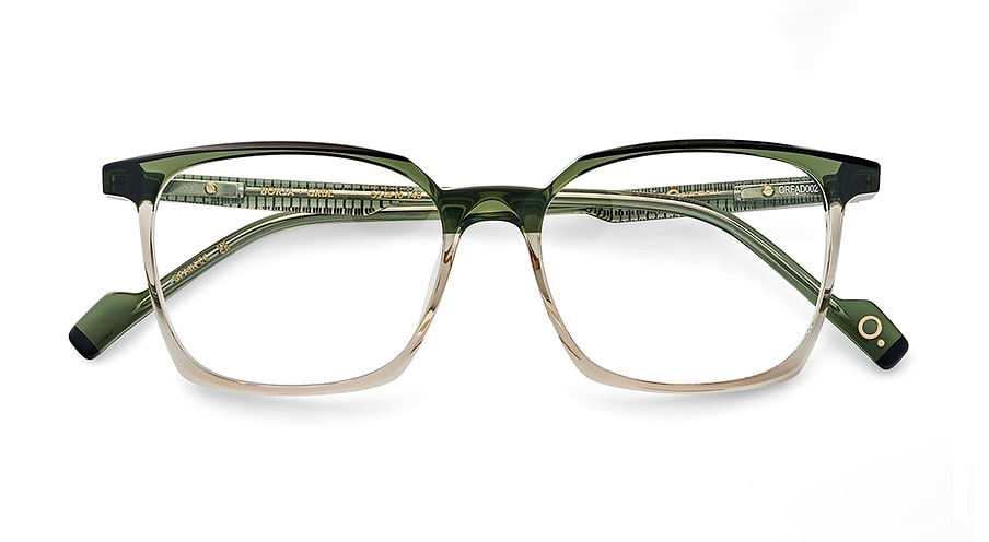 Óculos graduados etnia barcelona borja grbe verde masculino tamanho 53mm - Vista de detalhe