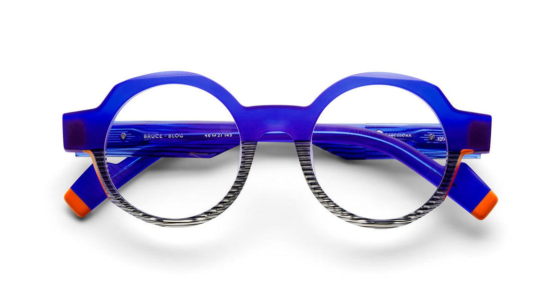 Lunettes de vue etnia barcelona bruce blog masculino taille 46mm - Vue détaillée