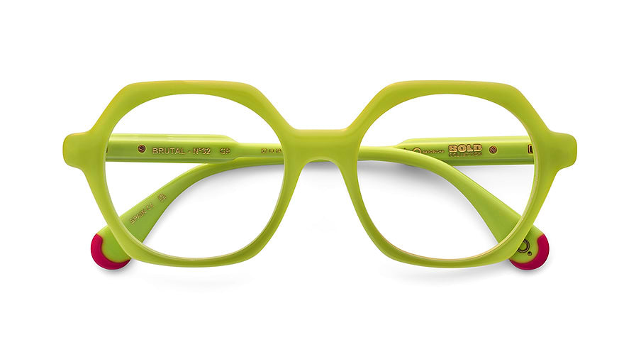 Óculos graduados etnia barcelona brutal no.32 gr verde unisex tamanho 52mm - Vista de detalhe