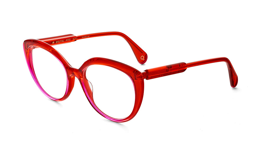 Óculos graduados etnia barcelona brutal no.33 rdfu rojo femenino tamanho 54mm - Vista principal