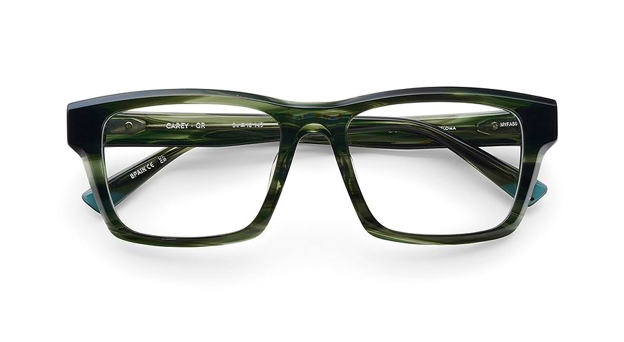 Óculos graduados etnia barcelona carey gr verde masculino tamanho 54mm - Vista de detalhe