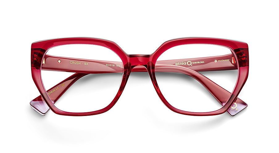 Óculos graduados etnia barcelona crush bx femenino tamanho 55mm - Vista de detalhe