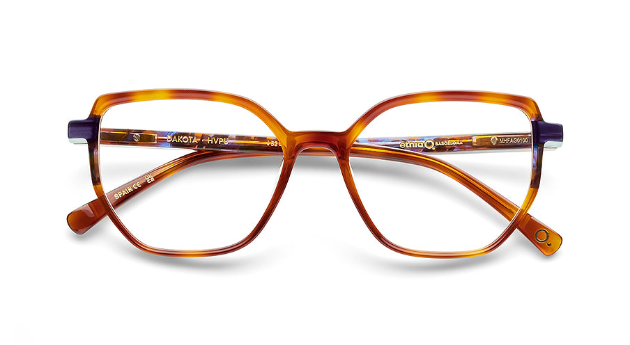 Óculos graduados etnia barcelona dakota hvpu femenino tamanho 52mm - Vista de detalhe