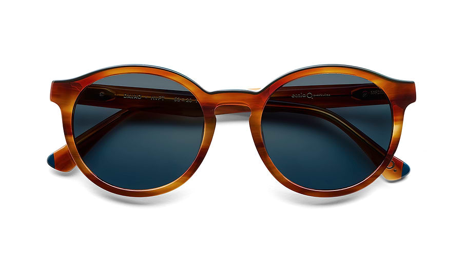 Óculos de sol etnia barcelona davao sun hvpt havana pantos masculino tamanho 53mm - Vista de detalhe