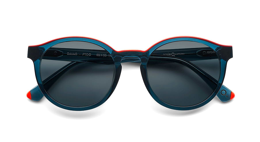 Óculos de sol etnia barcelona davao sun ptog 'pantos' pantos masculino tamanho 53mm - Vista de detalhe