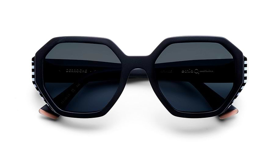 Óculos de sol etnia barcelona derroche sun bk femenino tamanho 52mm - Vista de detalhe