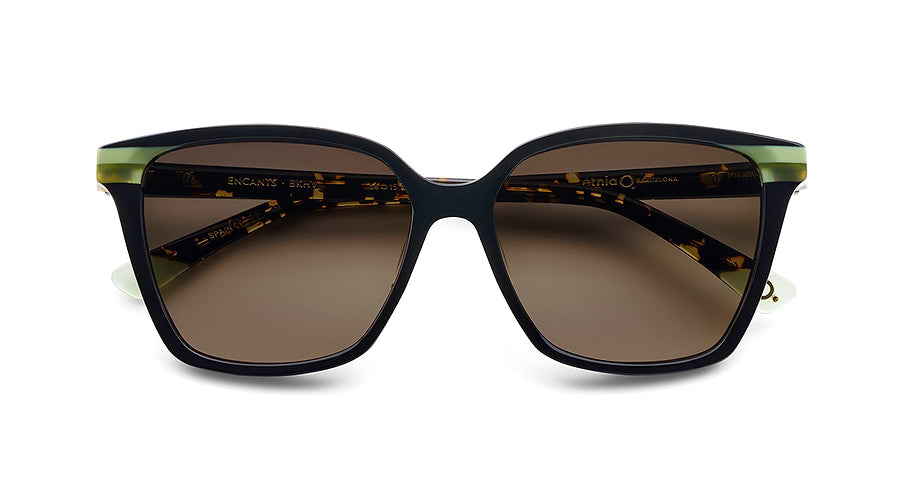 Óculos de sol etnia barcelona encants sun bkhv negro square femenino tamanho 56mm - Vista de detalhe