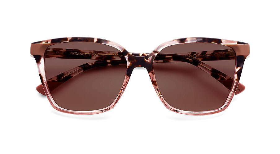 Óculos de sol etnia barcelona encants sun hvpk havana square femenino tamanho 56mm - Vista de detalhe