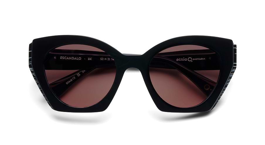 Óculos de sol etnia barcelona escandalo sun bk femenino tamanho 52mm - Vista de detalhe