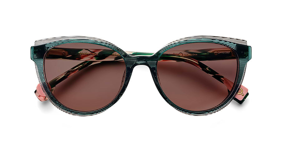 Óculos de sol etnia barcelona esse sun grpk verde femenino tamanho 55mm - Vista de detalhe