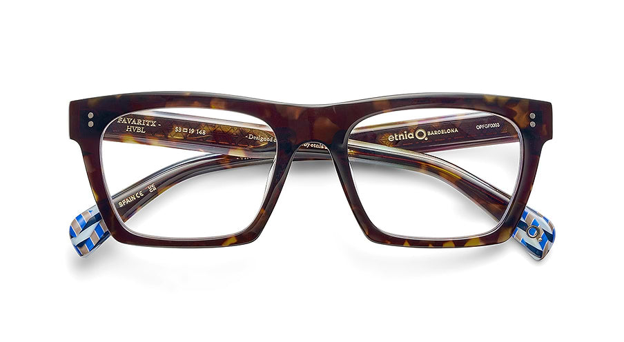 Prescription glasses etnia barcelona favaritx hvbl havana unisex size 53mm - Detailed view