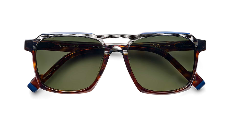 Óculos de sol etnia barcelona fermin sun bkhv negro masculino tamanho 56mm - Vista de detalhe