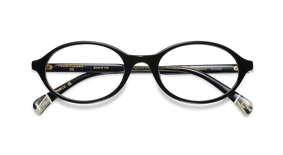 Prescription glasses etnia barcelona fontclara bk negro femenino size 50mm - Detailed view