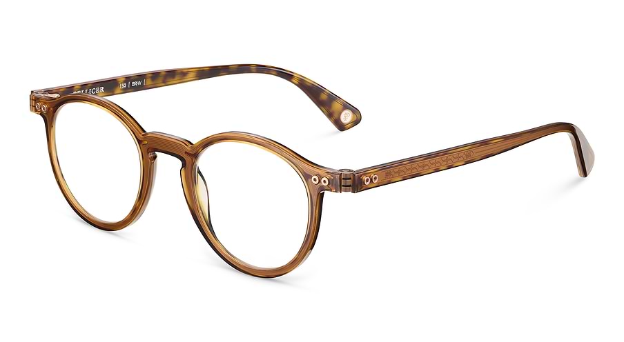 Óculos graduados etnia barcelona fortuny brhv marron unisex tamanho 46mm - Vista principal