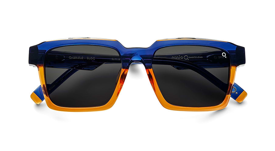 Óculos de sol etnia barcelona gabriele sun blog azul masculino tamanho 54mm - Vista de detalhe