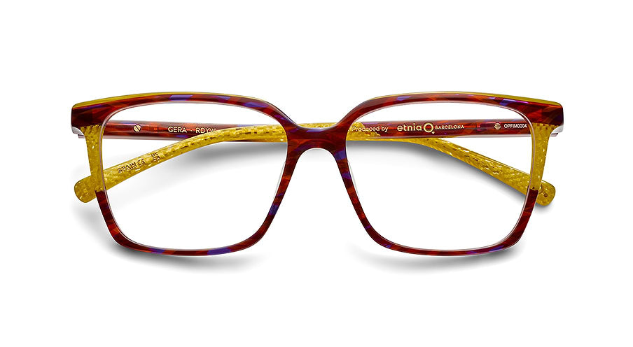 Prescription glasses etnia barcelona gera rdyw rojo femenino size 55mm - Detailed view