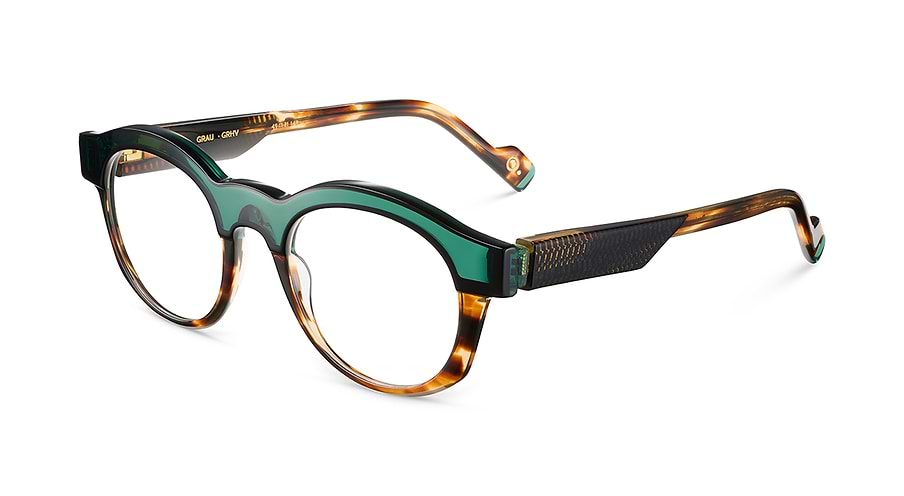Prescription glasses etnia barcelona grau grhv verde masculino size 49mm - Main view