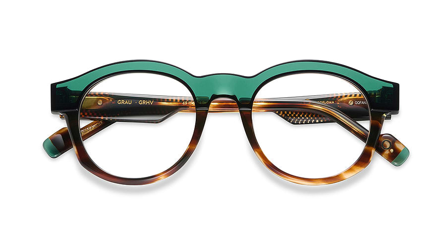 Prescription glasses etnia barcelona grau grhv verde masculino size 49mm - Detailed view
