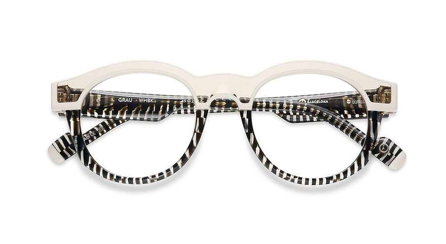 Prescription glasses etnia barcelona grau whbk blanco masculino size 49mm - Detailed view