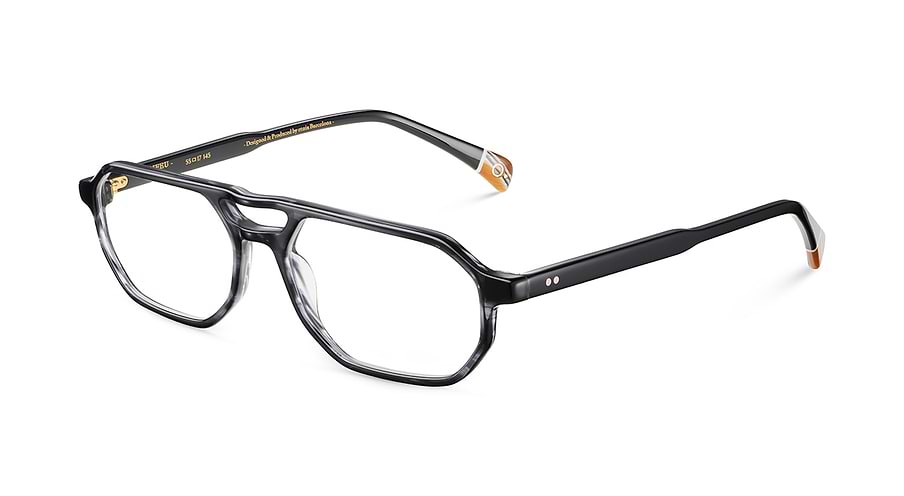 Prescription glasses etnia barcelona grifeu bk negro masculino size 55mm - Main view