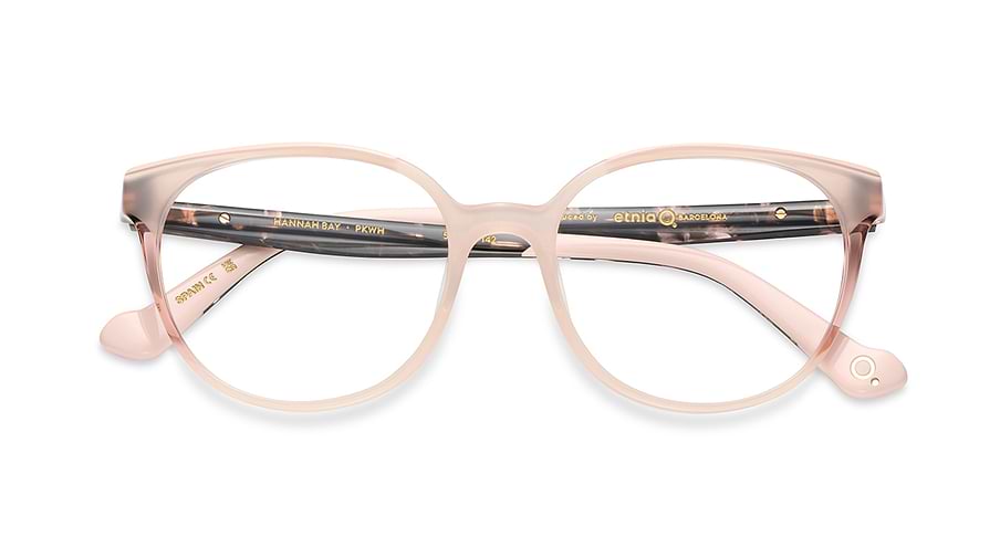 Óculos graduados etnia barcelona hannah bay pkwh rosa femenino tamanho 49mm - Vista de detalhe