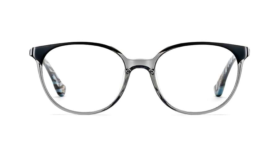 Óculos graduados etnia barcelona hannah bay bkgy femenino tamanho 52mm - Vista de detalhe