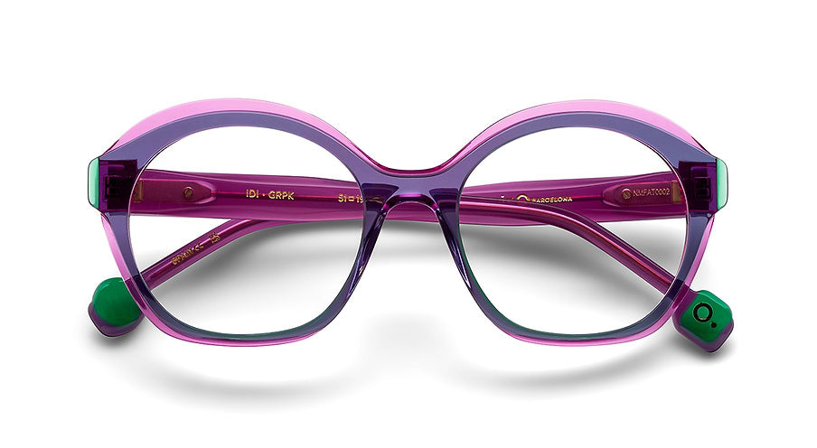 Lunettes de vue etnia barcelona idi grpk verde femenino taille 51mm - Vue détaillée