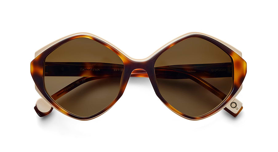 Óculos de sol etnia barcelona itati sun hvwh havana femenino tamanho 55mm - Vista de detalhe