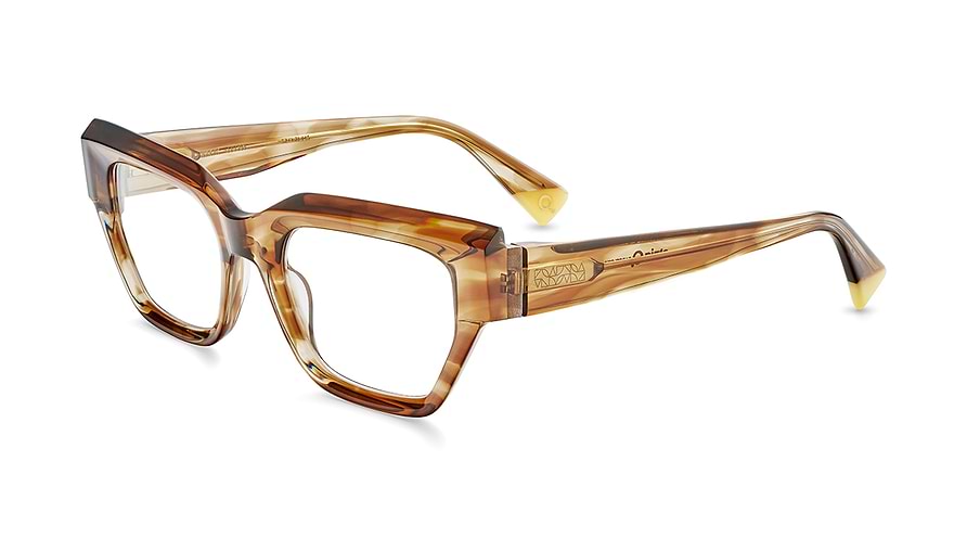Óculos graduados etnia barcelona iykyk hvyw havana femenino tamanho 52mm - Vista principal