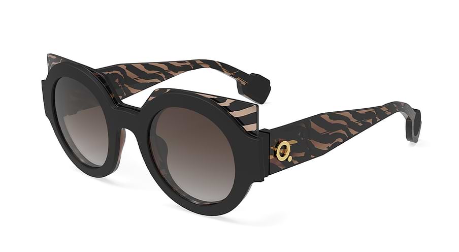 Óculos de sol etnia barcelona izzi sun bkze negro pantos femenino tamanho 48mm - Vista principal