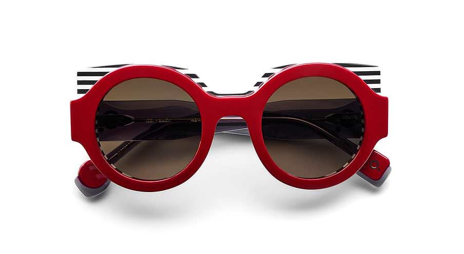 Óculos de sol etnia barcelona izzi sun bxgy 'pantos' pantos femenino tamanho 48mm - Vista de detalhe