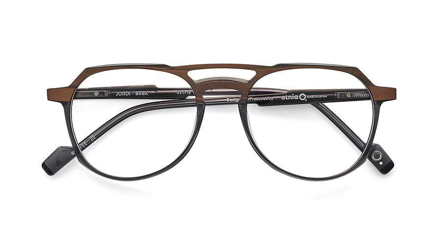 Prescription glasses etnia barcelona jordi brbk masculino size 53mm - Detailed view