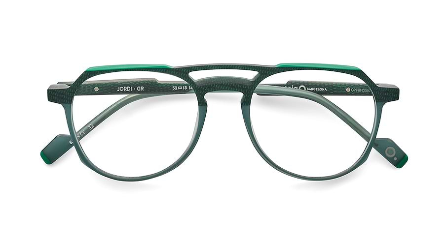 Prescription glasses etnia barcelona jordi gr verde masculino size 53mm - Detailed view