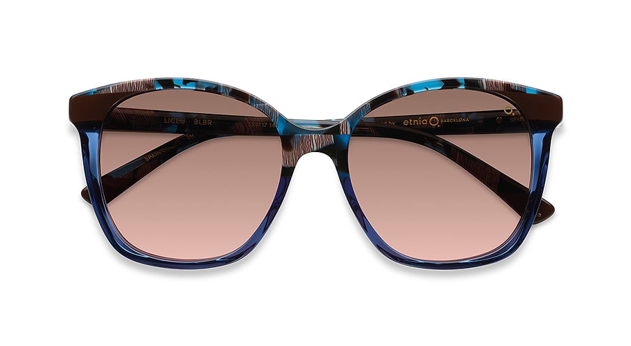 Sunglasses etnia barcelona liceu sun blbr azul square femenino size 55mm - Detailed view