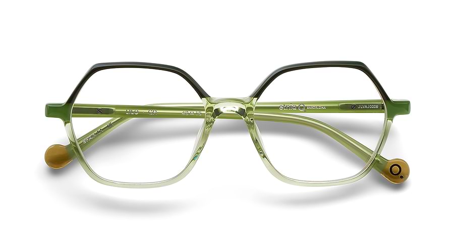 Óculos graduados etnia barcelona lilo gr verde femenino tamanho 48mm - Vista de detalhe