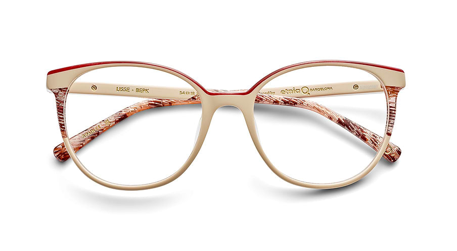 Prescription glasses etnia barcelona lisse bepk beige femenino size 54mm - Detailed view