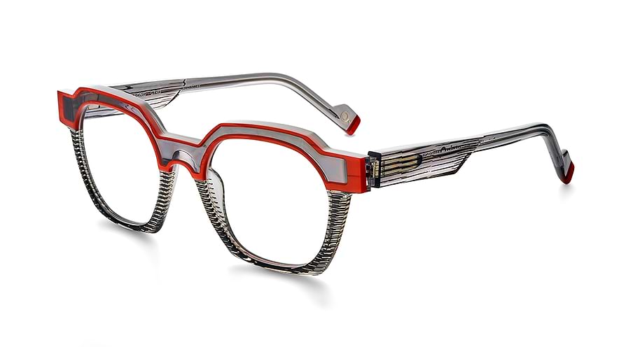 Prescription glasses etnia barcelona long gyrd gris masculino size 50mm - Main view