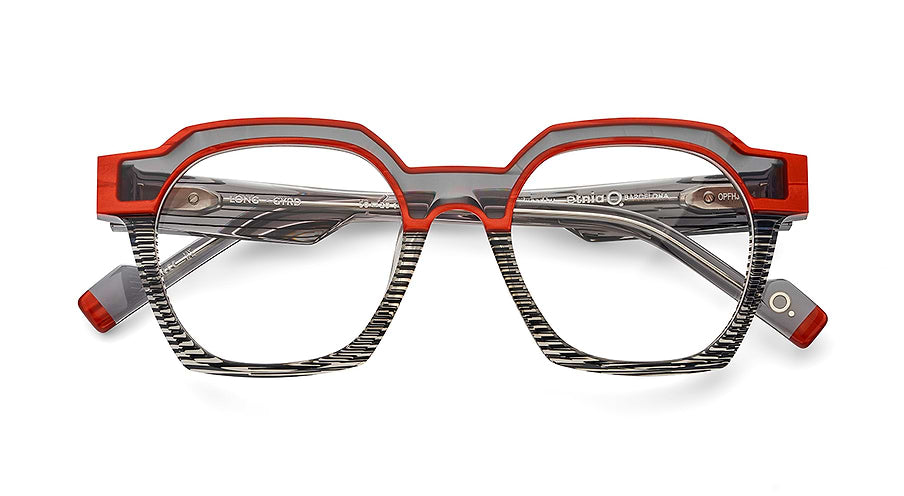 Prescription glasses etnia barcelona long gyrd gris masculino size 50mm - Detailed view