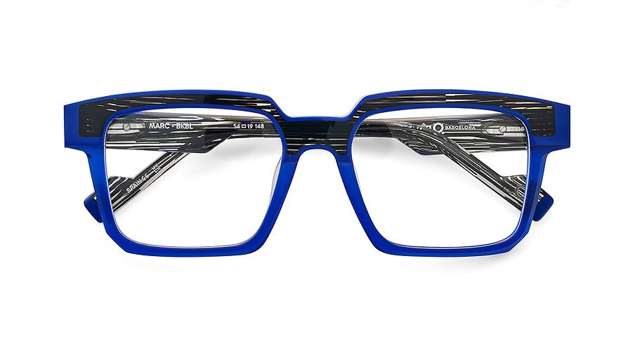 Gafas graduadas etnia barcelona marc bkbl negro masculino talla 54mm - Vista de detalle