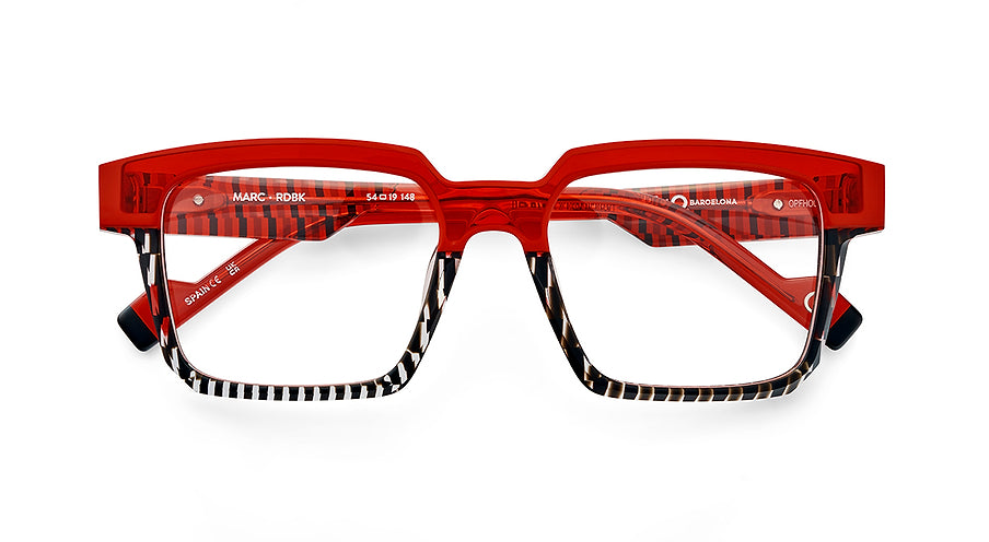 Gafas graduadas etnia barcelona marc rdbk rojo masculino talla 54mm - Vista de detalle