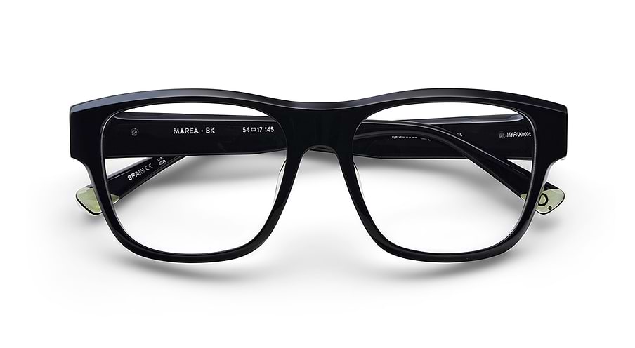 Óculos graduados etnia barcelona marea bk negro femenino tamanho 54mm - Vista de detalhe