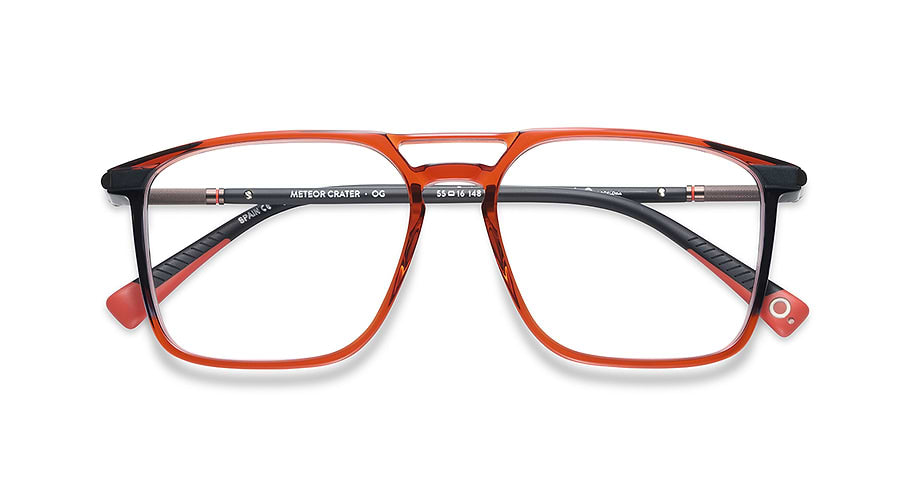 Brillen etnia barcelona meteor crater og naranja masculino größe 55mm - Detailansicht