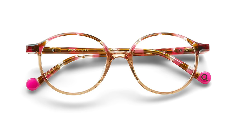 Óculos graduados etnia barcelona nemo hvpk havana unisex tamanho 48mm - Vista de detalhe
