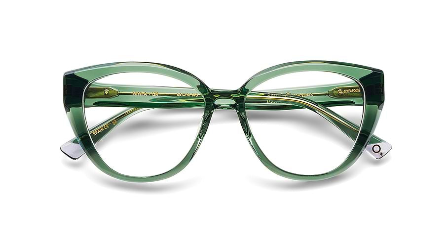 Óculos graduados etnia barcelona ninfa gr verde femenino tamanho 54mm - Vista de detalhe