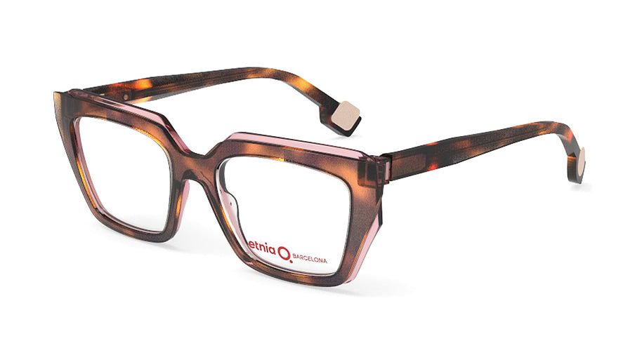 Gafas graduadas etnia barcelona noon hvpk havana femenino talla 52mm - Vista de detalle
