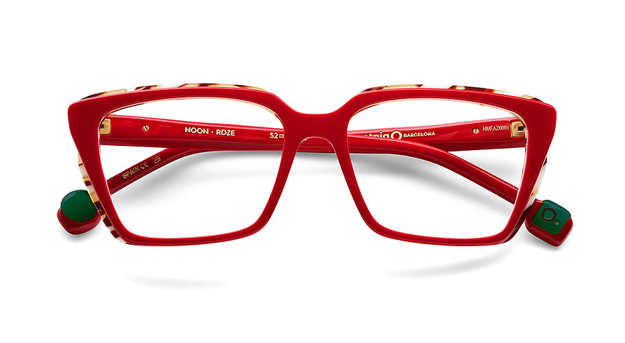 Lunettes de vue etnia barcelona noon rdze rojo femenino taille 52mm - Vue détaillée