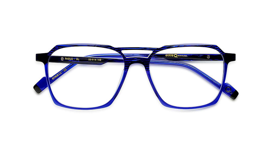 Gafas graduadas etnia barcelona pablo bl masculino talla 55mm - Vista de detalle
