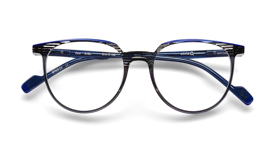 Lunettes de vue etnia barcelona pau bkbl negro masculino taille 51mm - Vue détaillée
