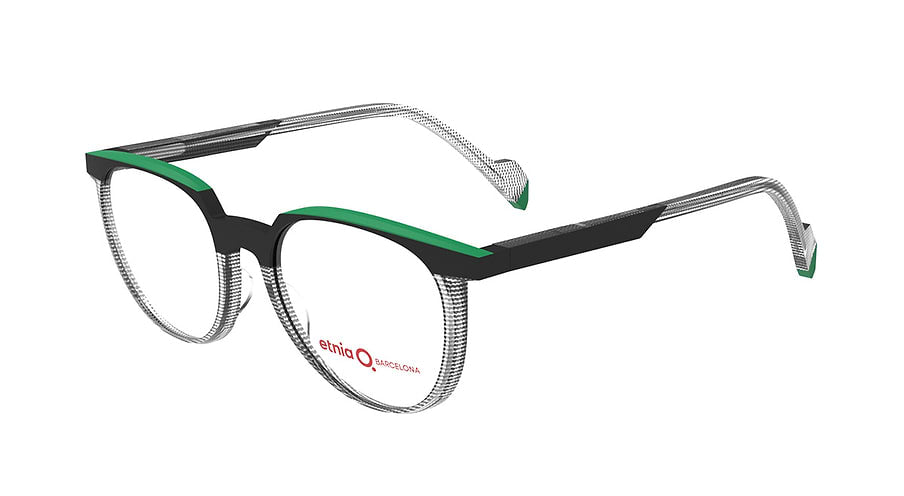 Lunettes de vue etnia barcelona pau bkgr negro masculino taille 51mm - Vue détaillée
