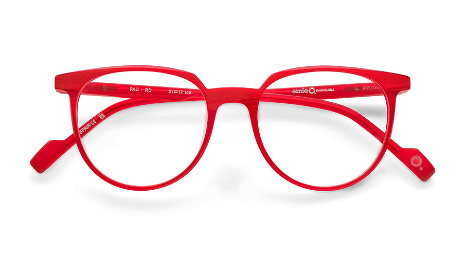 Lunettes de vue etnia barcelona pau rd rojo masculino taille 51mm - Vue détaillée
